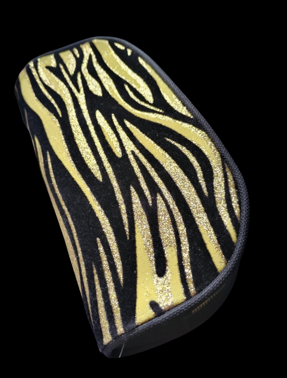 🆕 Black & Gold Zebra Print Women's Clutch